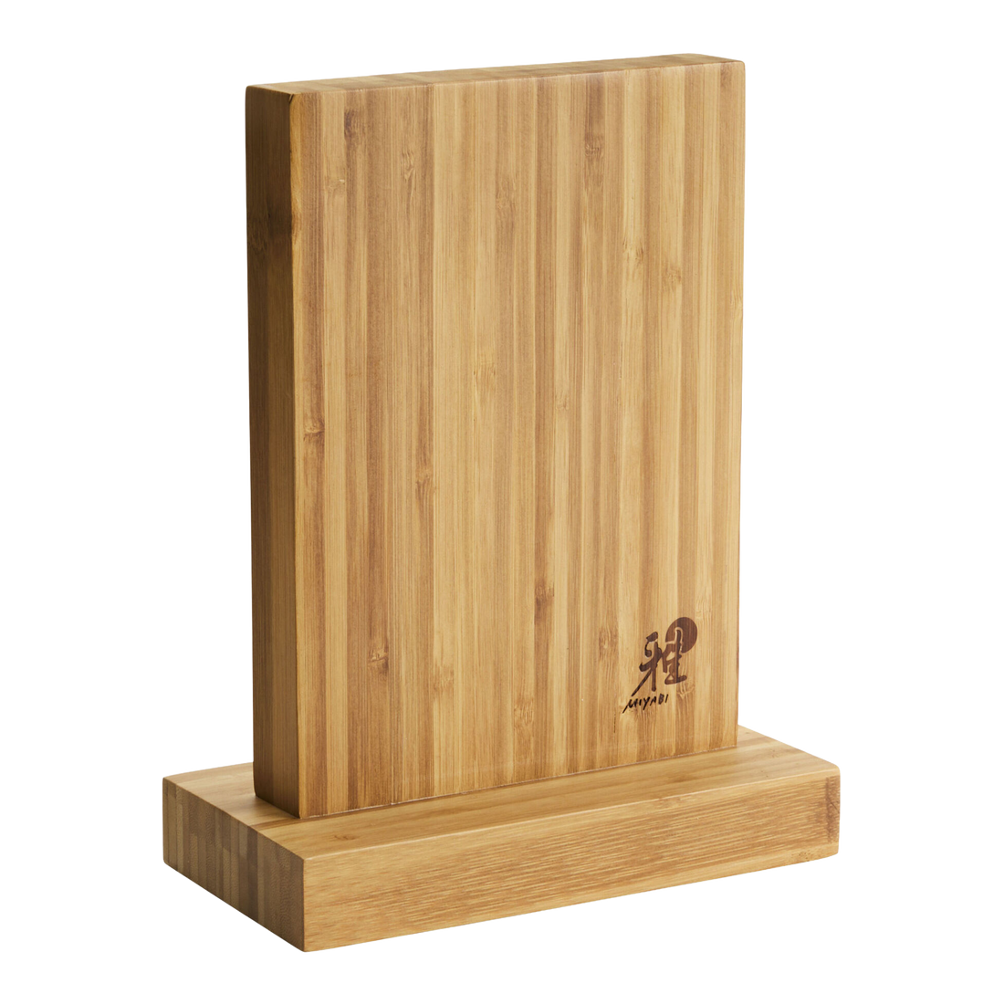 MIYABI Magnetic Bamboo Knife Block | Eco-Friendly Storage (Empty)