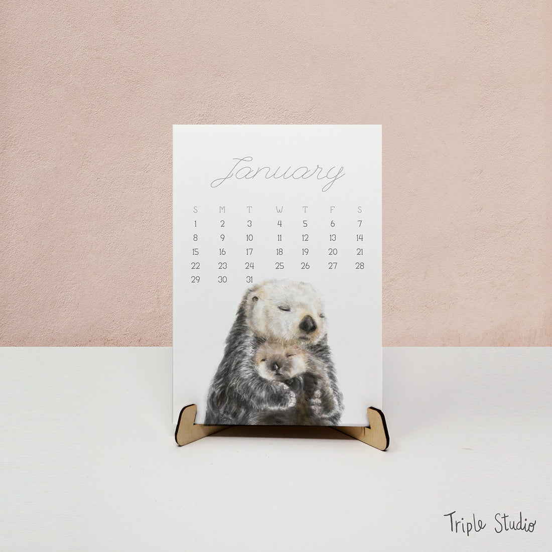 2026 Desk Calendar: Baby & Mommy
