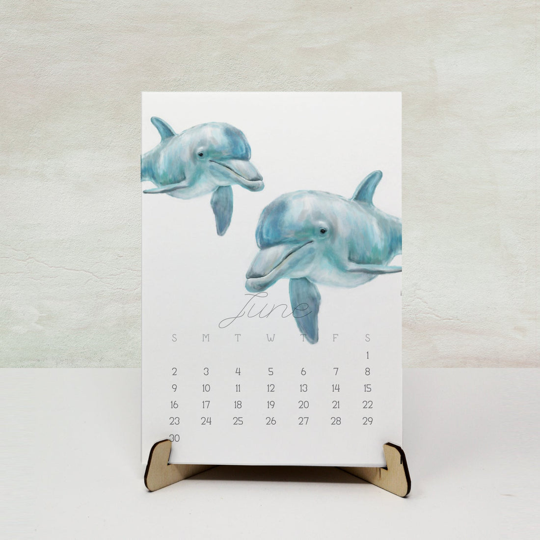 2026 Desk Calendar: Ocean Animal