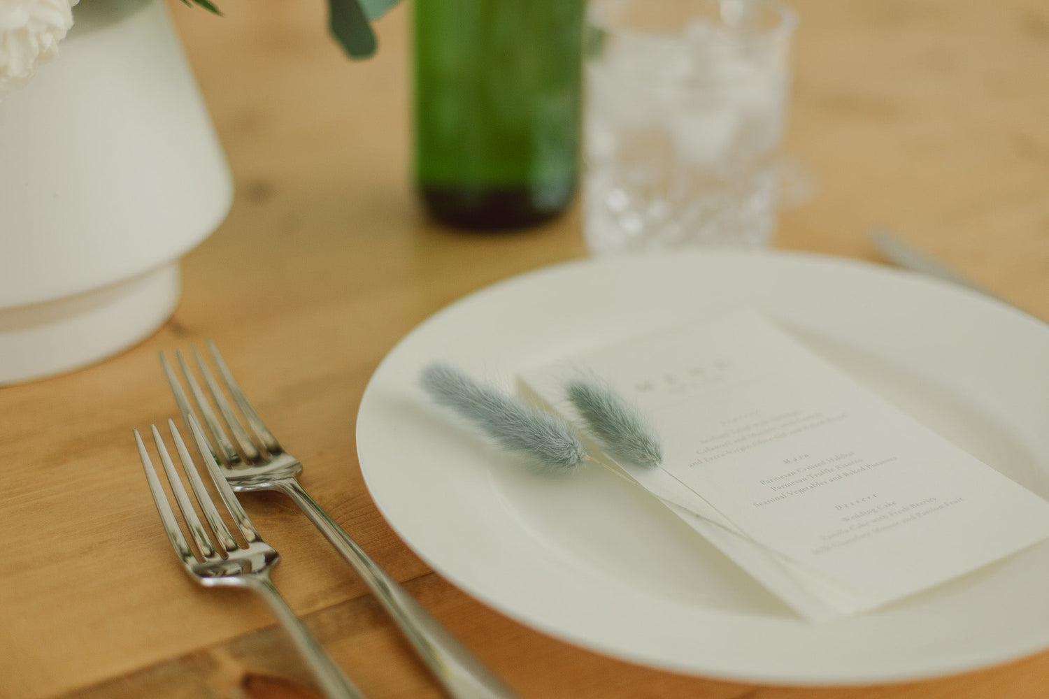 Bunny Tail Mini Stem - Place Setting Set