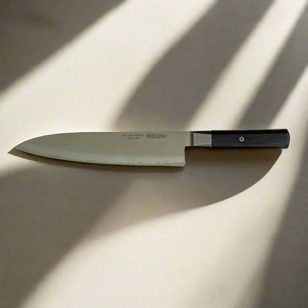 MIYABI 4000 FC 9.5-Inch Gyutoh Knife – Black Handle