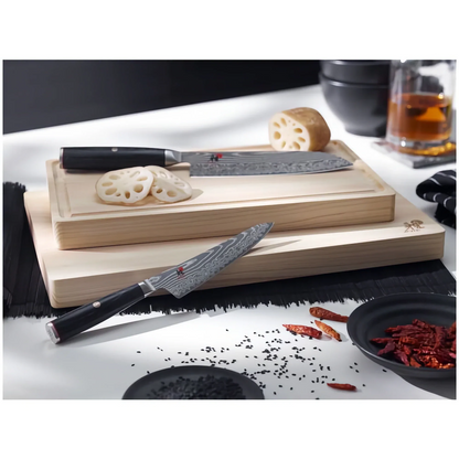 Miyabi Kaizen II 5000FCD 8″ Gyutoh Chef’s Knife – Damascus Steel, Ice-Hardened FC61 Core