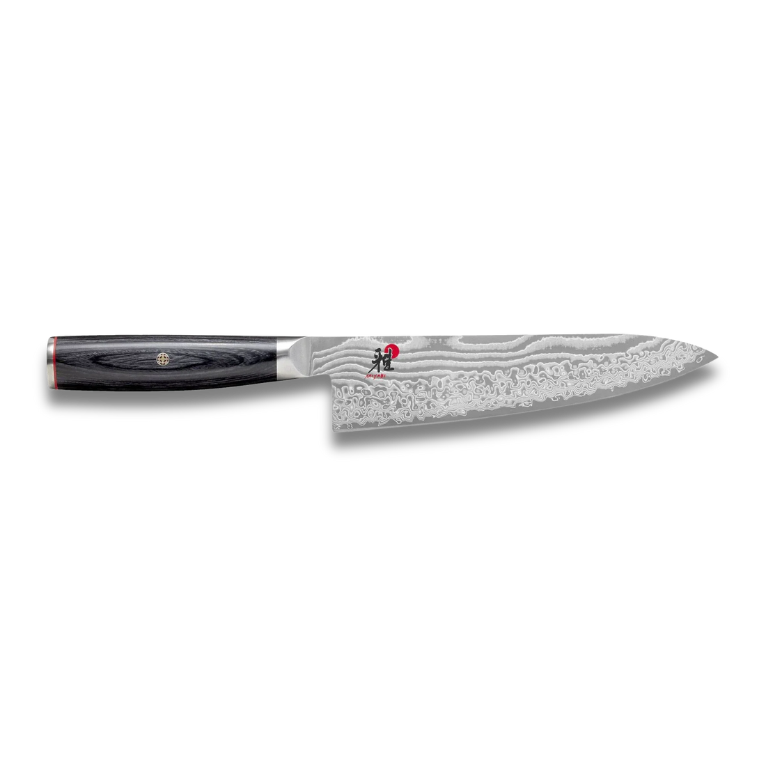 Miyabi Kaizen II 5000FCD 8″ Gyutoh Chef’s Knife – Damascus Steel, Ice-Hardened FC61 Core