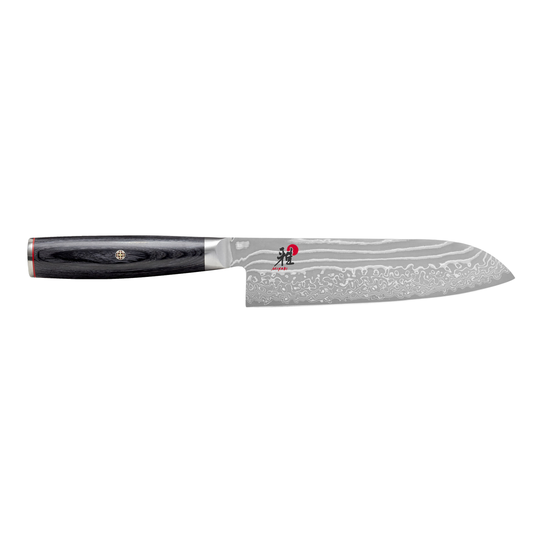 Miyabi Kaizen II 7″ Santoku Knife | Damascus Steel Japan Handle