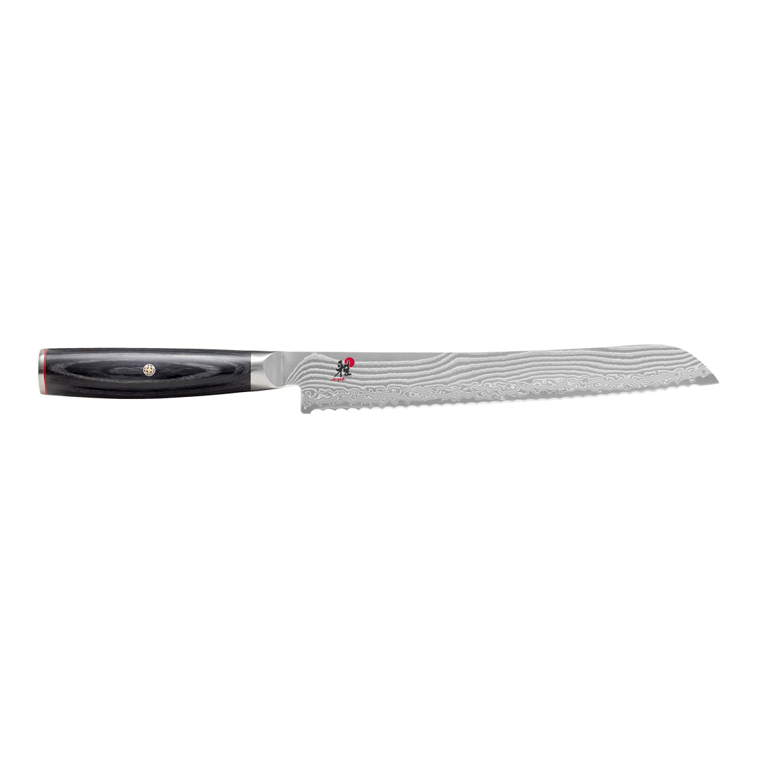 Miyabi Kaizen II 5000FCD 9.5″ Bread Knife – FC61 Core, 48‑Layer Damascus Steel