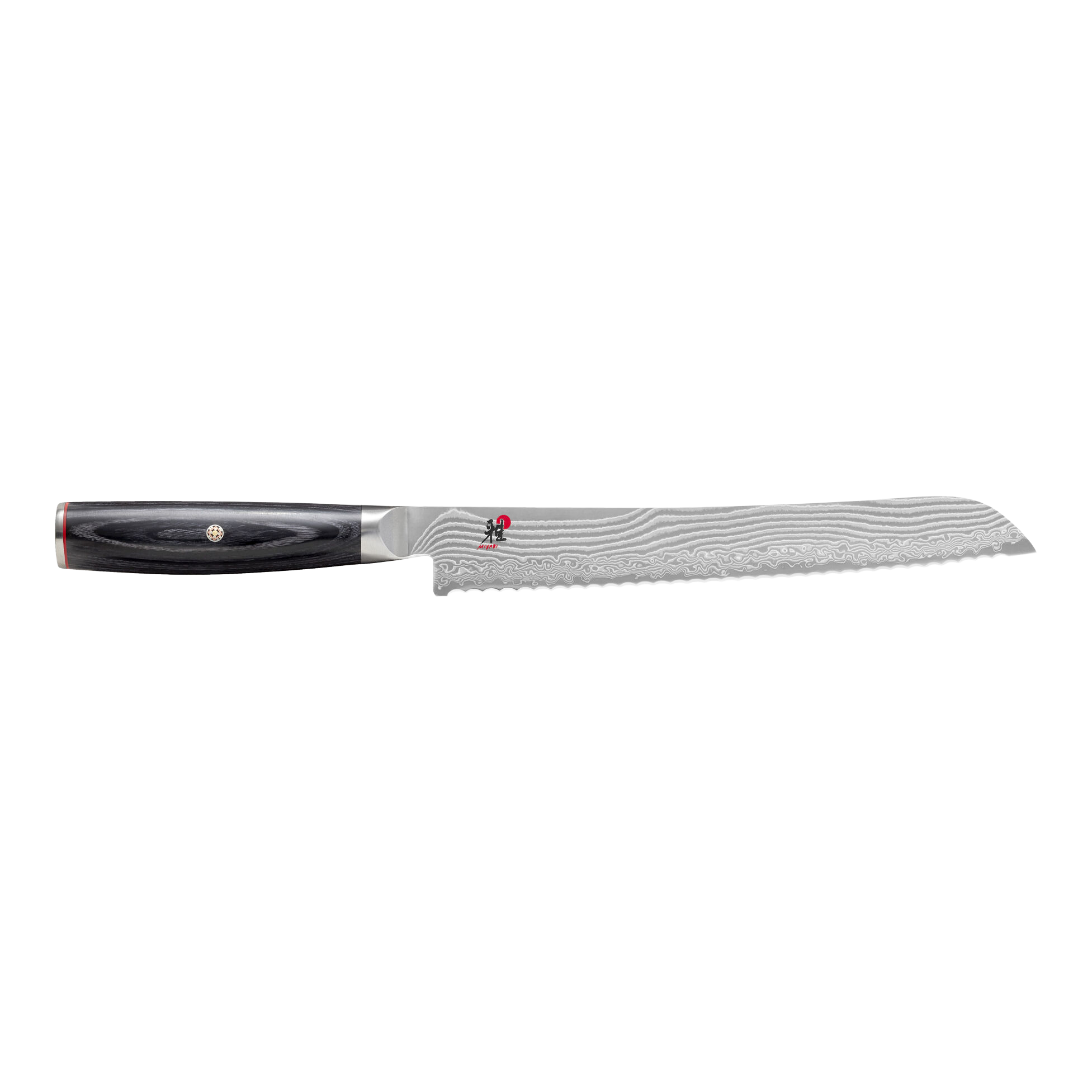 Miyabi Kaizen II 5000FCD 9.5″ Bread Knife – FC61 Core, 48‑Layer Damascus Steel