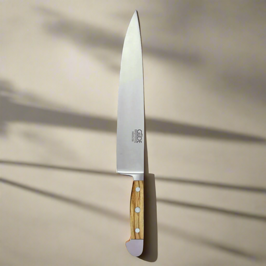 ALPHA OLIVE| Chef Knife - 10&quot; | Forged Steel with Olive Wood handle