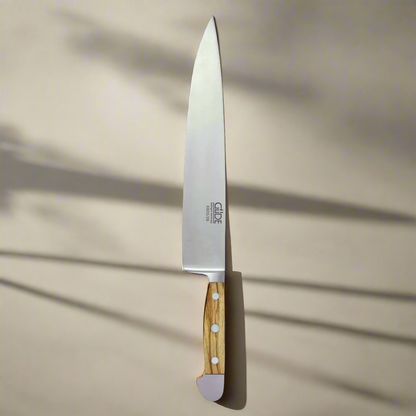 ALPHA OLIVE| Chef Knife - 10&quot; | Forged Steel with Olive Wood handle