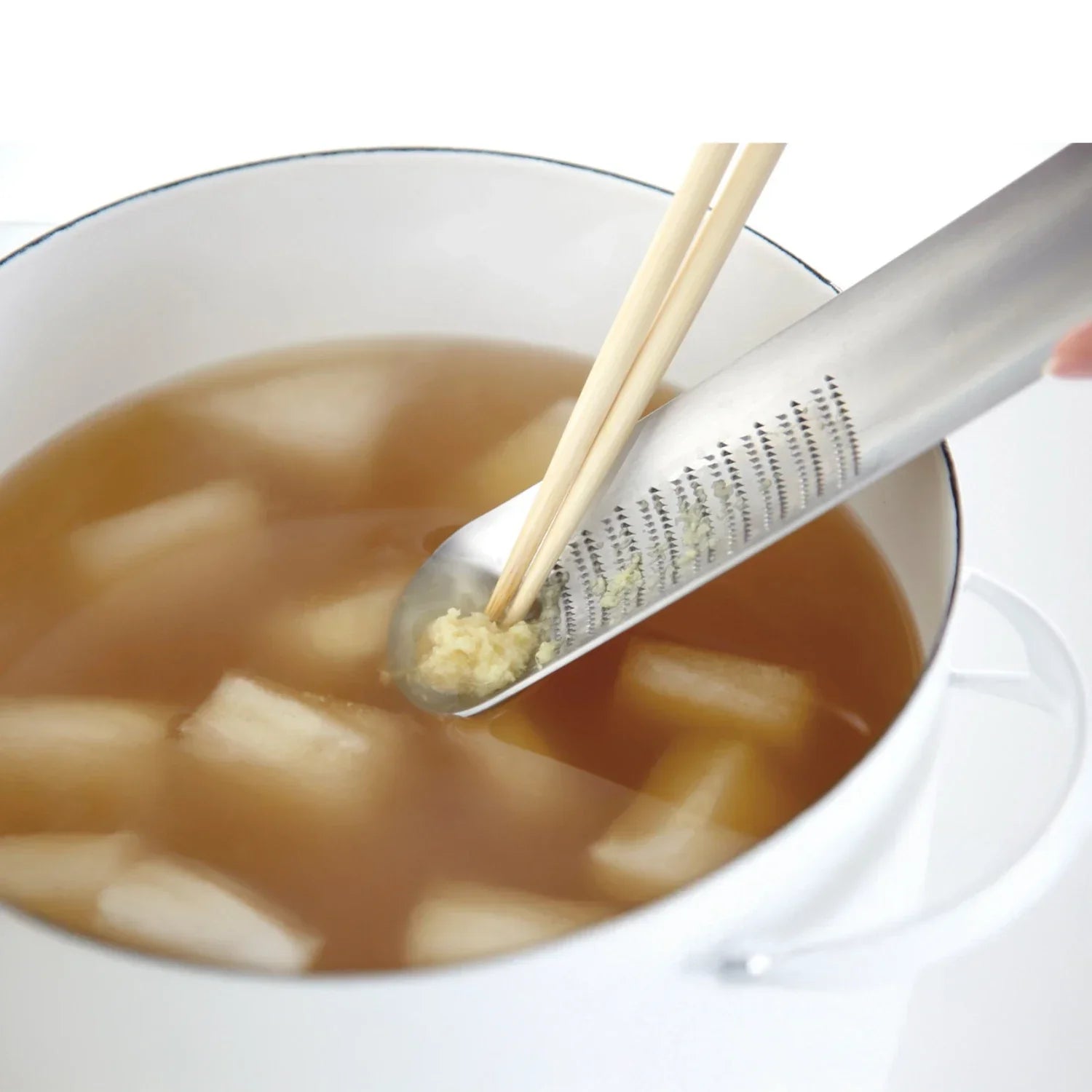 Eatoco Oros Tray Grater – for Ginger, Wasabi &amp; Cheese - Made in Japan