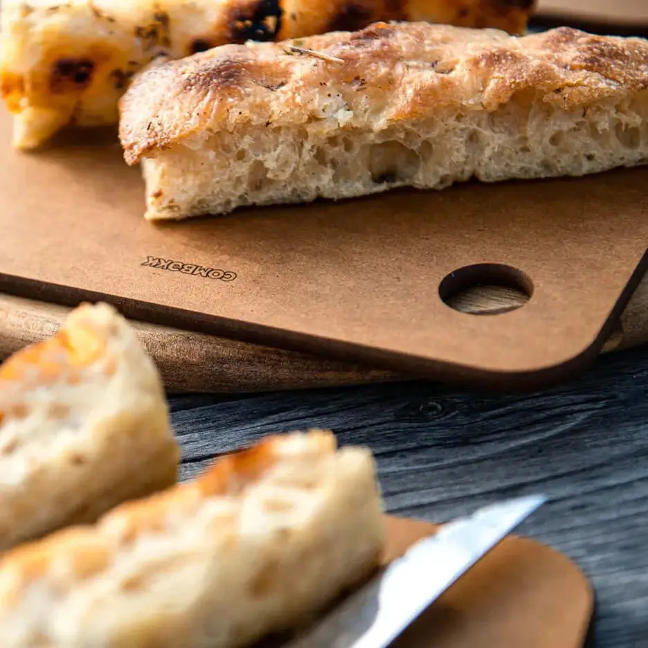 COMBEKK | Recycled Paper Cutting Board 28x38 cm Brown | Made in Holland