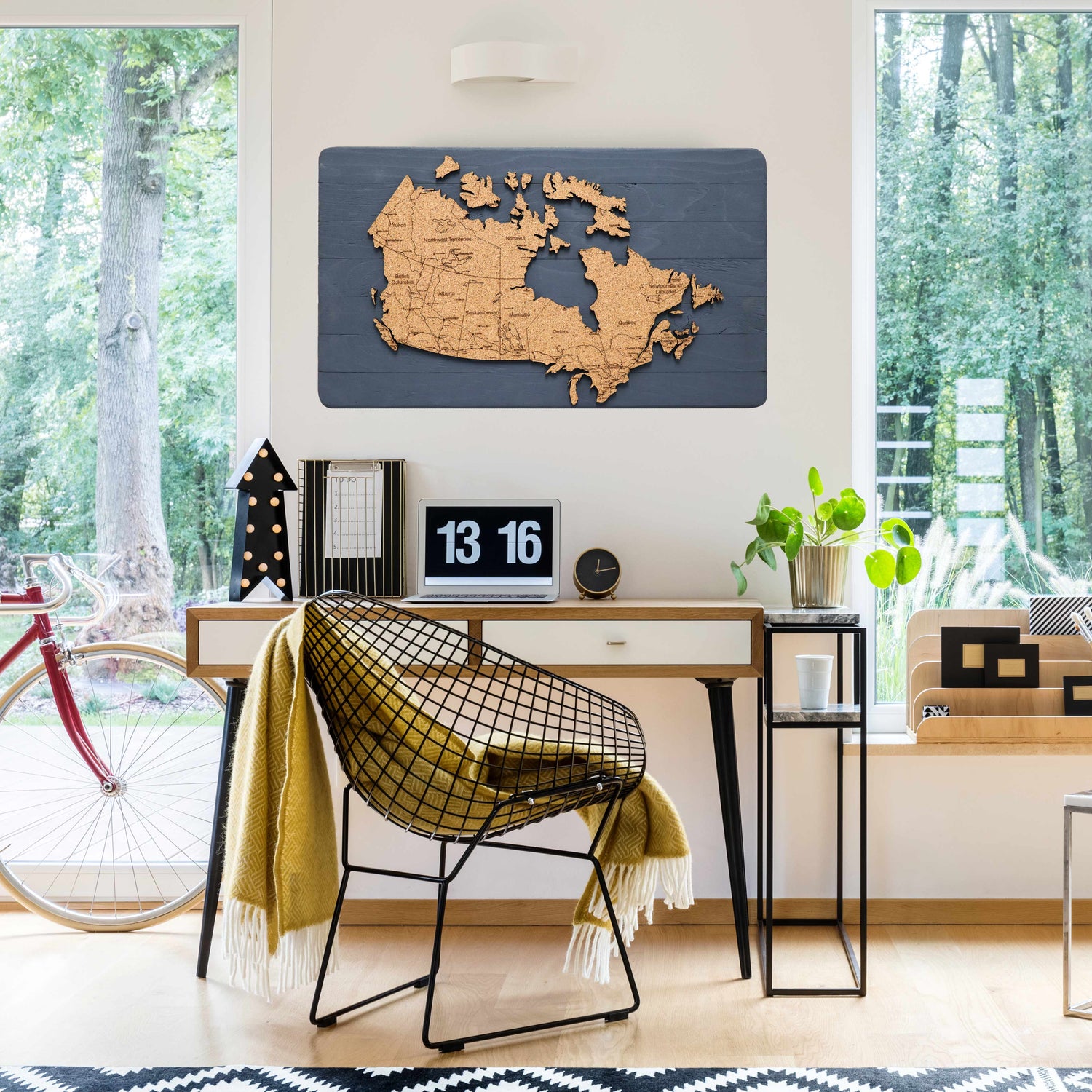 Canada Travel Map | 24 x 14