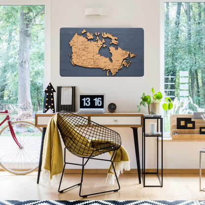 Canada Travel Map | 24 x 14