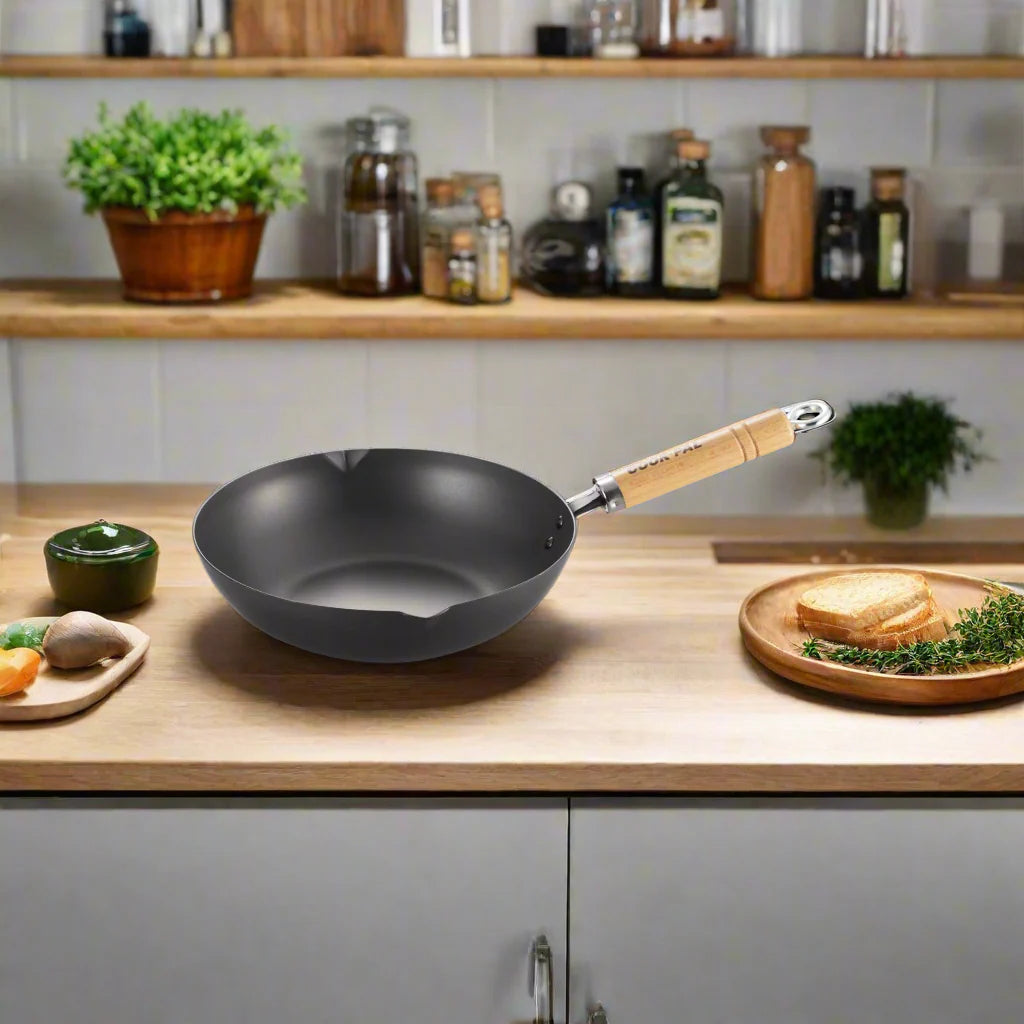 Yoshikawa Cook-Pal Ren Japanese Deep Fry Pan 24cm | Made in Japan