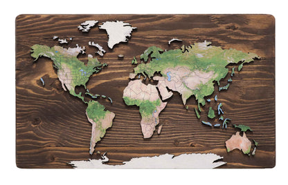 Geo Optic Push Pin Map | 24 x 14