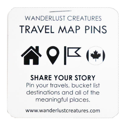 Map Pin Sets | Flags | 25 Units