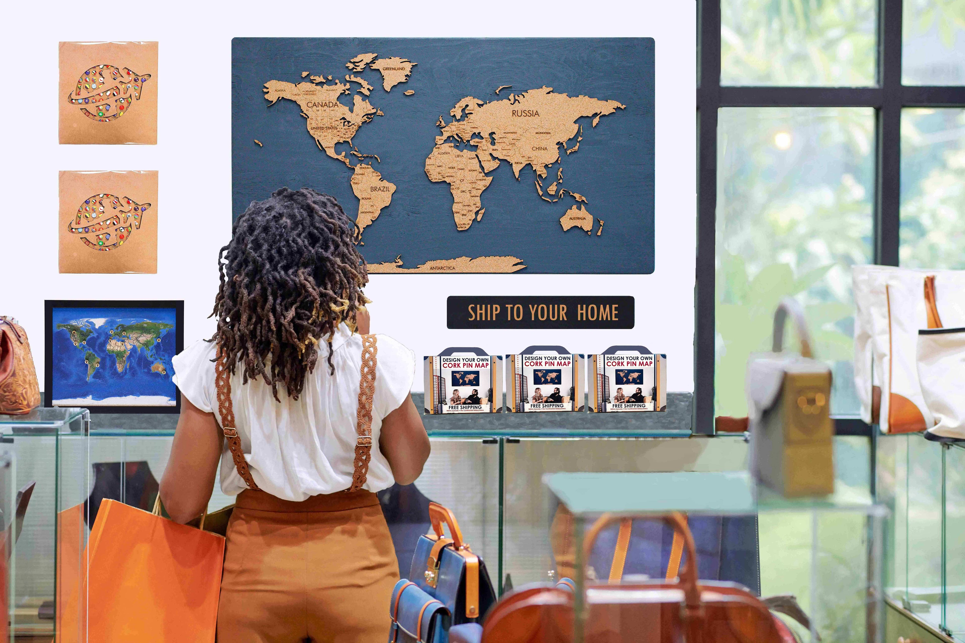 Gift Bundle | Large Map | Direct Shipping To Customer