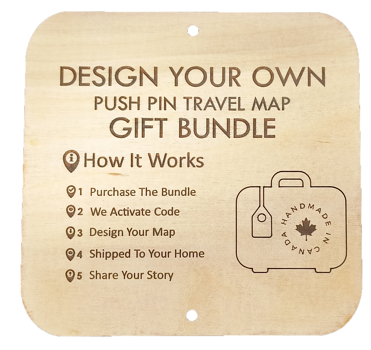 Gift Bundle | Large Map | Direct Shipping To Customer