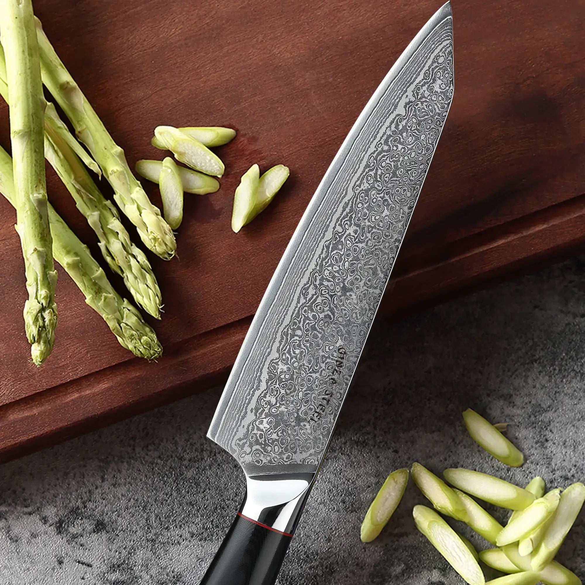 HAGAKURE 21 | Chef Knife Knife 8&quot; - 67 Layer AUS 10 Steel