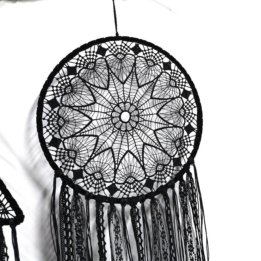 Large Black Evil Eye Dreamcatcher Wall Hanging