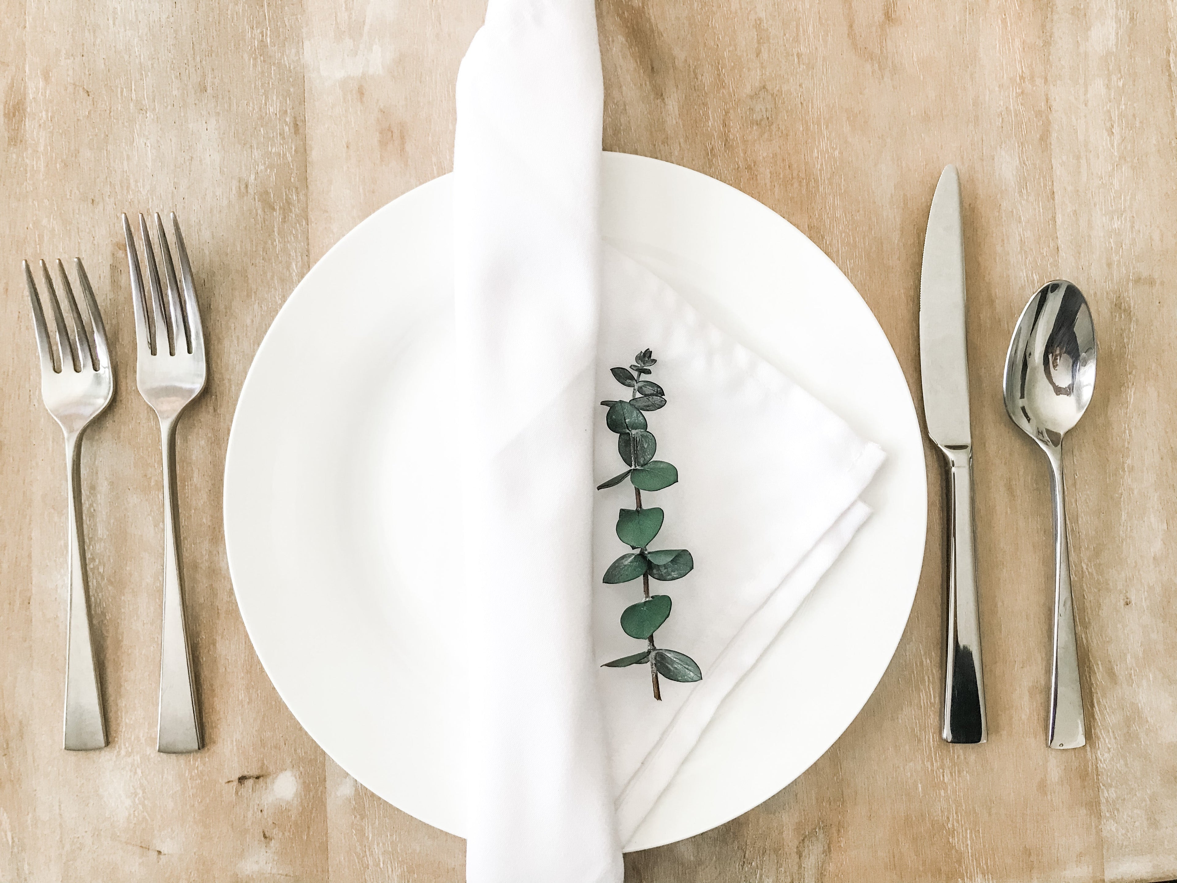 Eucalyptus Mini Stems - Place Setting Set