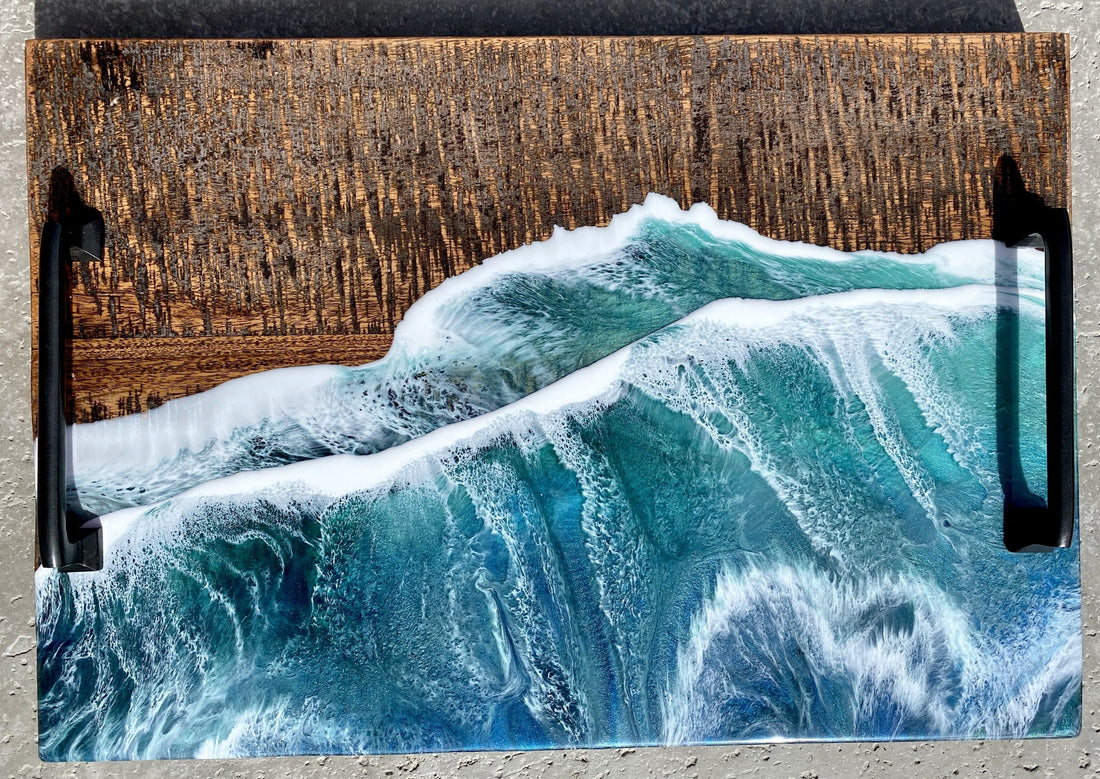 Rustic Wood Serving Board