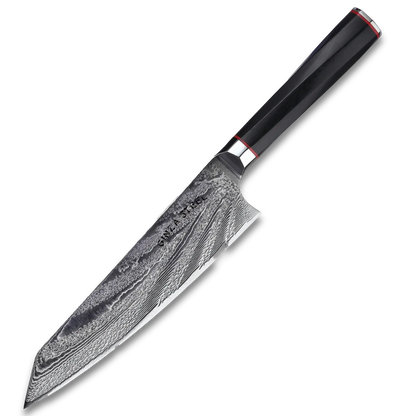 Ginza Steel KATANA 20 Chef Knife 8” – Damascus VG10 Steel, 67-Layer, G10 Handle
