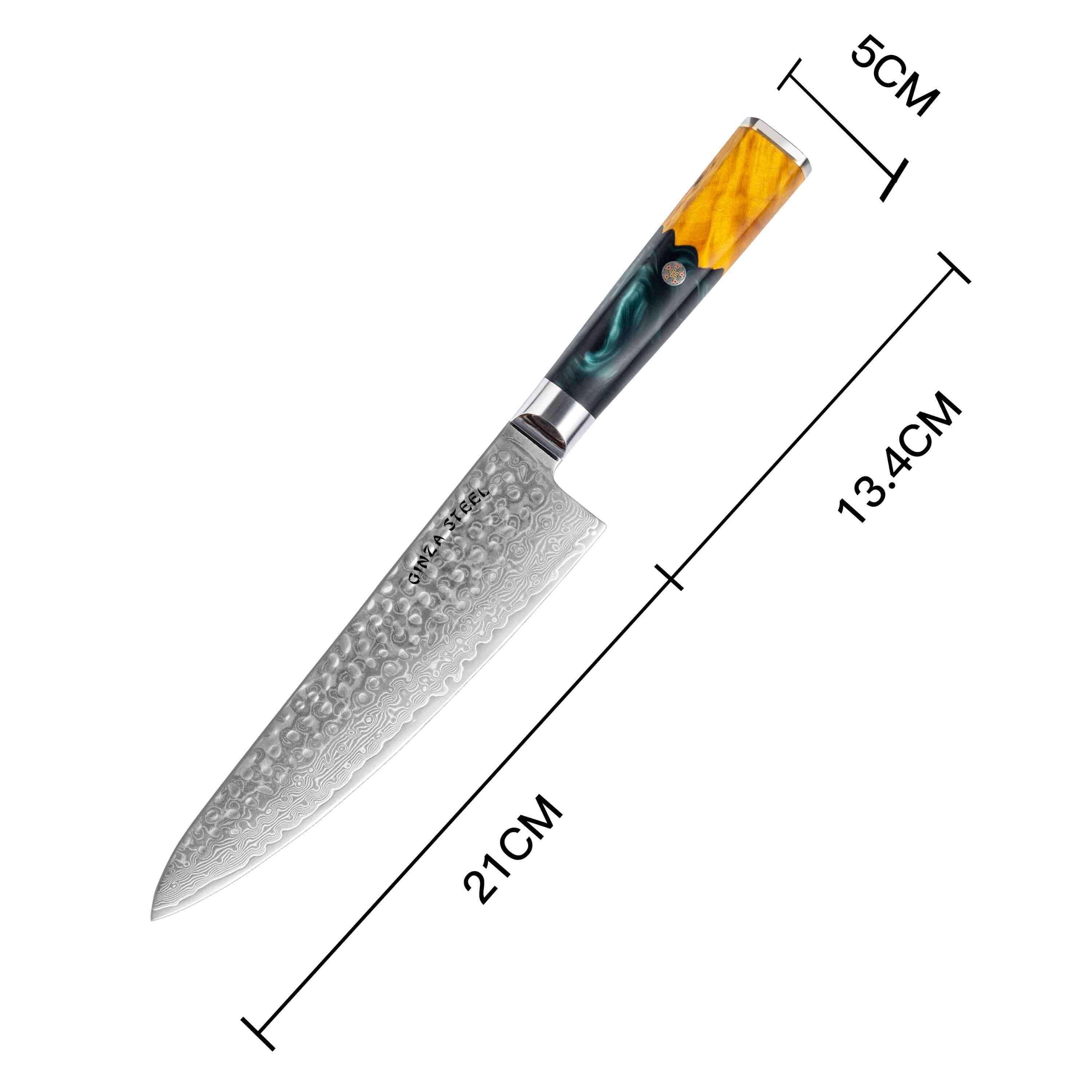 Kaze Katana |  Chef Knife 8&quot; Damascus VG10 Steel 67 layer