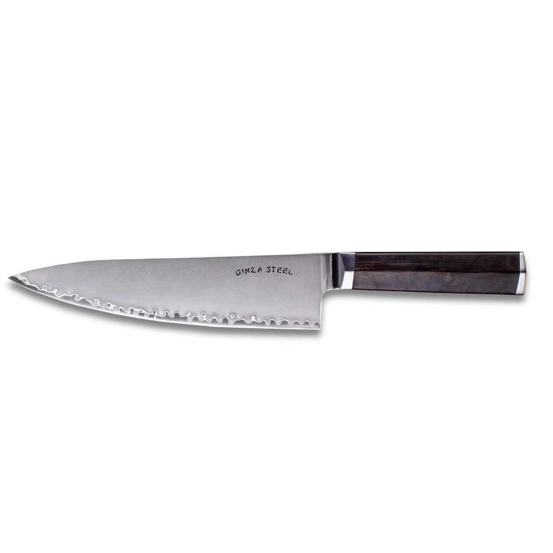 PORTIA 20 | Chef Knife 8&quot; Damascus VG10 Steel / Ebony Wood handle