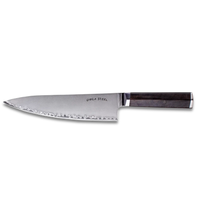 PORTIA 20 | Chef Knife 8&quot; Damascus VG10 Steel / Ebony Wood handle