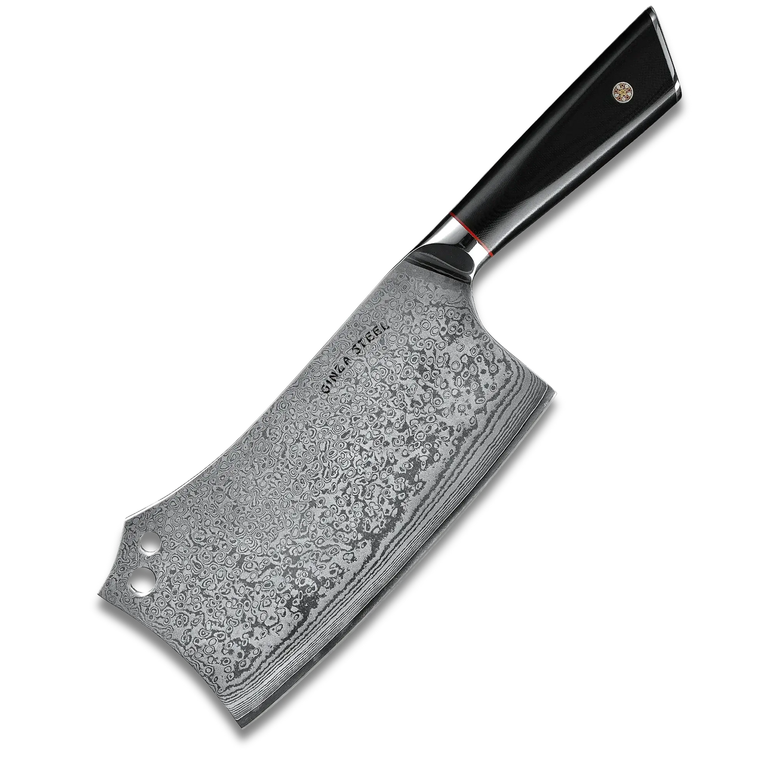HAGAKURE Y | Chopping Knife 7&quot; Damascus AUS 10 Steel