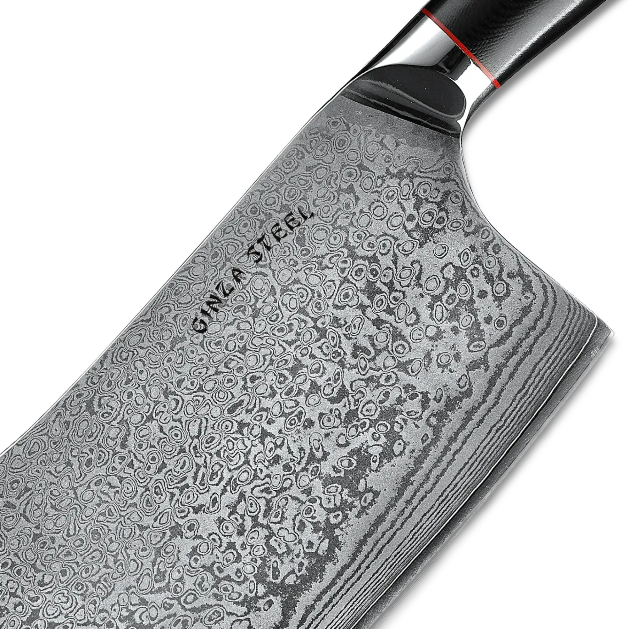 HAGAKURE Y | Chopping Knife 7&quot; Damascus AUS 10 Steel