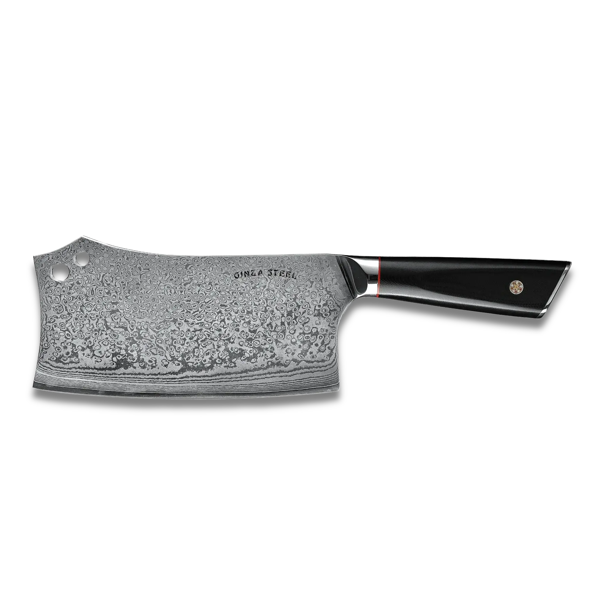 HAGAKURE Y | Chopping Knife 7&quot; Damascus AUS 10 Steel