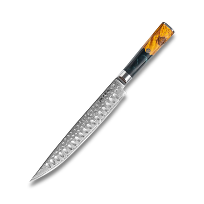 Kaze Katana 9″ Carving Knife | Damascus Steel by Ginza Steel