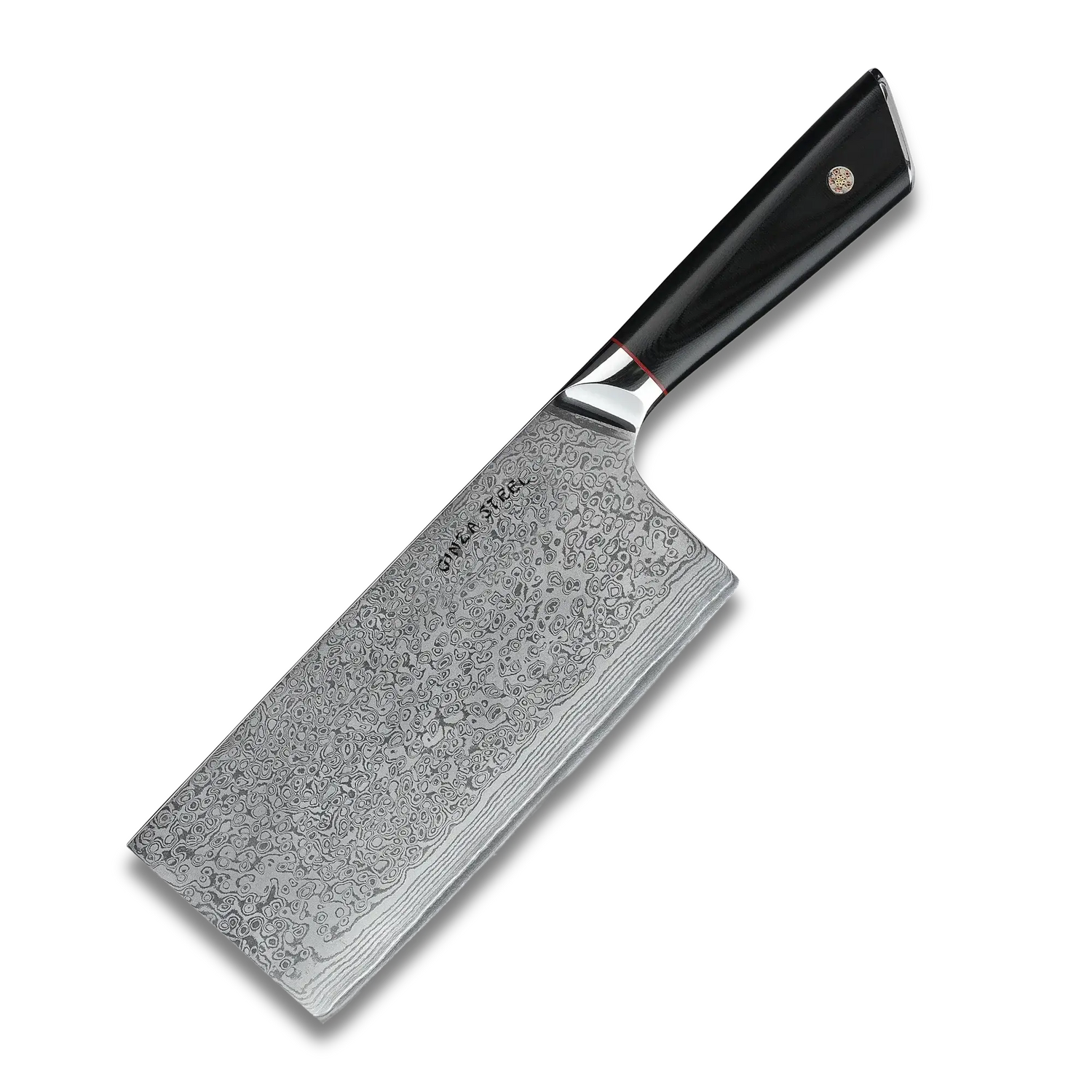HAGAKURE X | Cleaver Knife 7&quot; Damascus AUS 10 Steel
