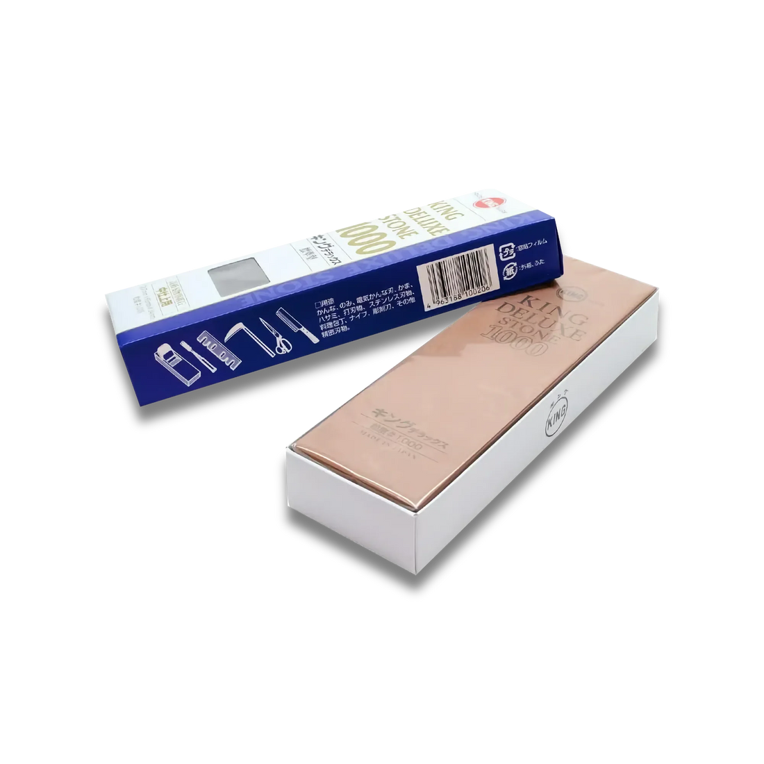King Deluxe 1000 Grit Sharpening Stone – Medium Grit Whetstone – Made in Japan