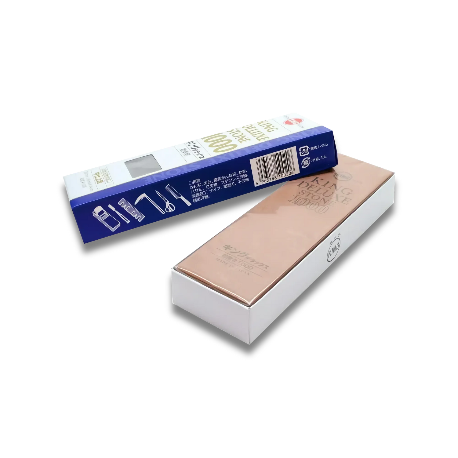 King Deluxe 1000 Grit Sharpening Stone – Medium Grit Whetstone – Made in Japan