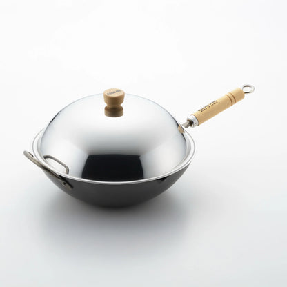 Yoshikawa Cook-Pal Ren 36cm Stainless Steel Lid – Premium Cookware Cover