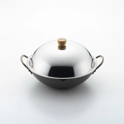 Yoshikawa Cook-Pal Ren 36cm Stainless Steel Lid – Premium Cookware Cover