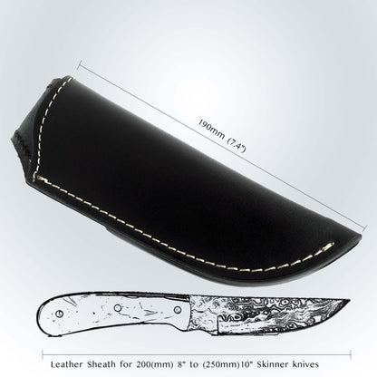 Leather Sheath for Skinner Knife