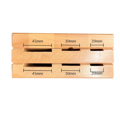 Knife Block Holder - Milly Beech Wood - (Knife not included)