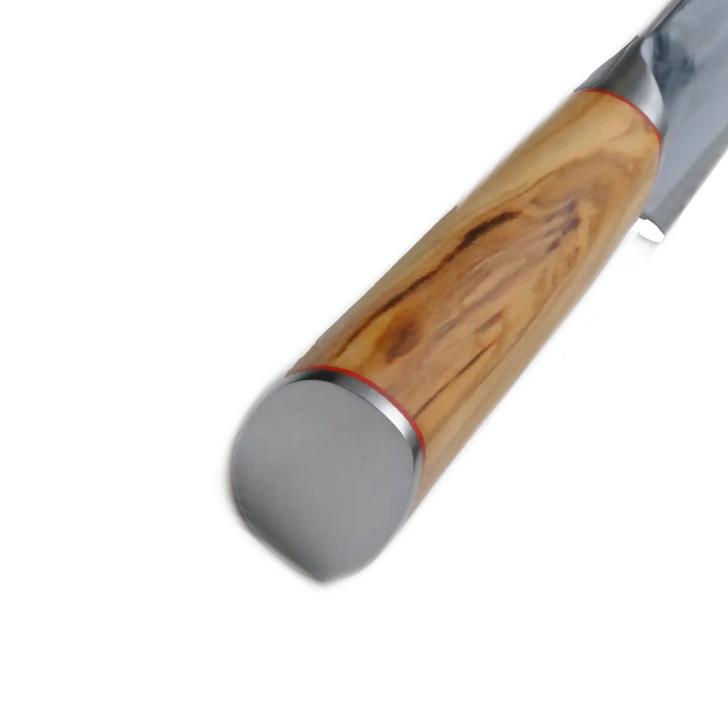 MIA Z | BREAD KNIFE 8&quot; Damascus AUS10 Steel 67 Layer / Olive Wood handle