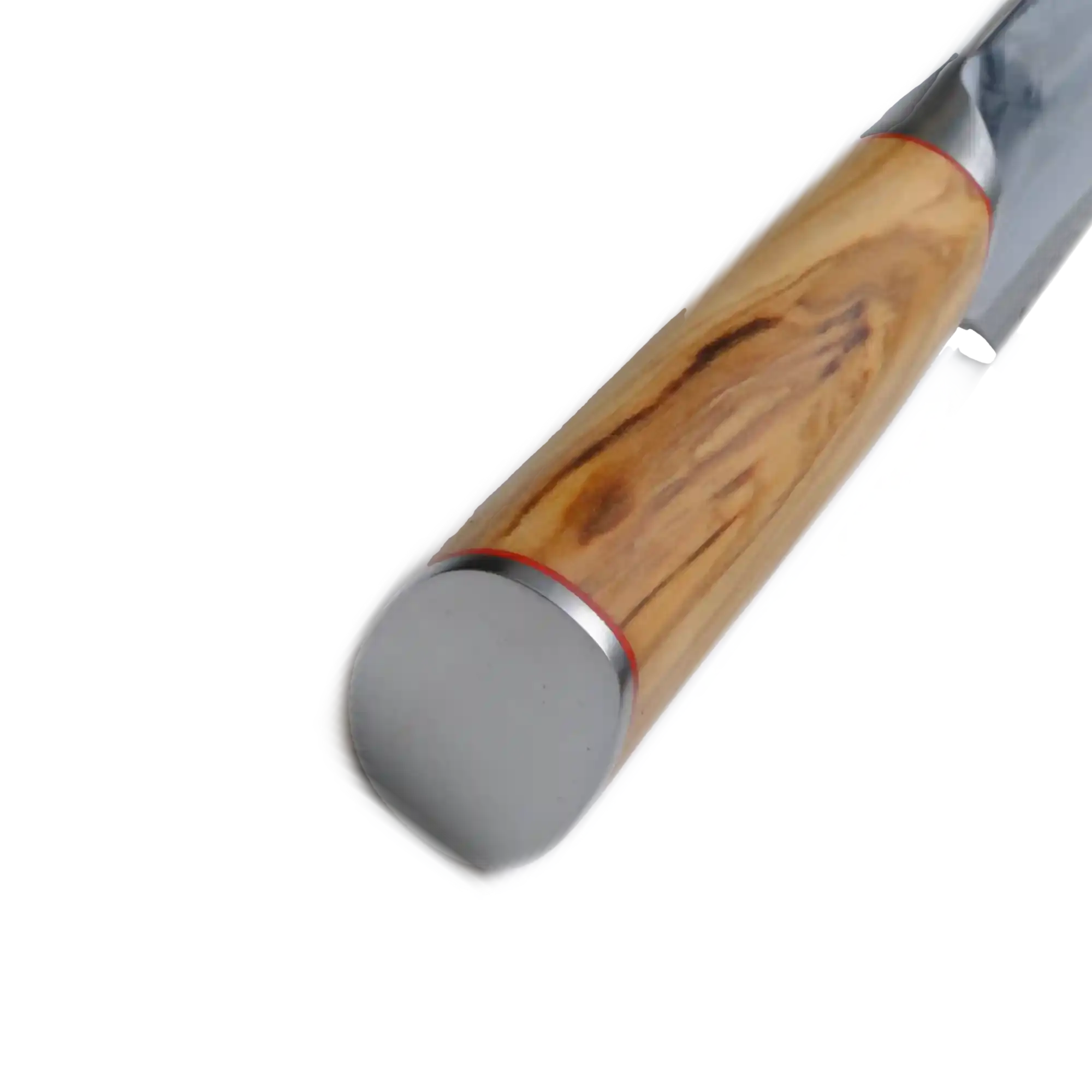 MIA Z | BREAD KNIFE 8&quot; Damascus AUS10 Steel 67 Layer / Olive Wood handle