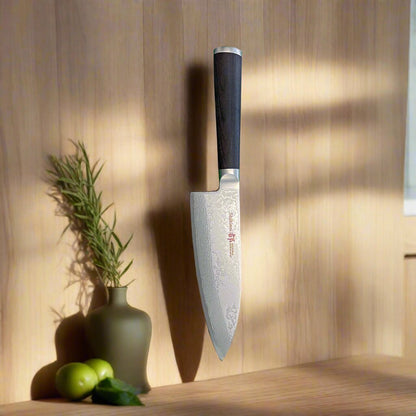Miyako SUS 165mm Deba Knife Right Hand | 33 Layer Damascus Steel Blade  – Made in Japan