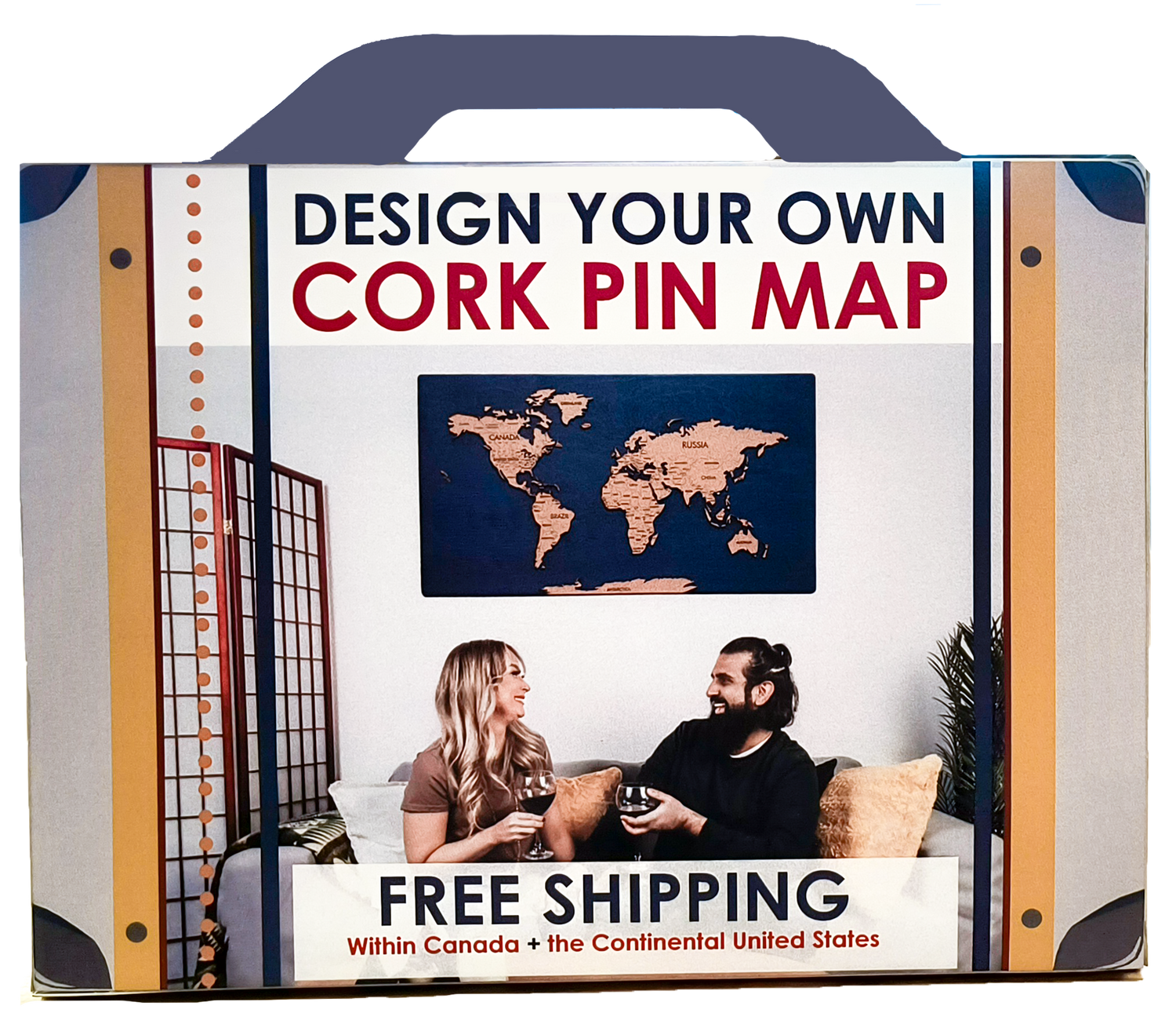 Gift Bundle | Large Map | Direct Shipping To Customer