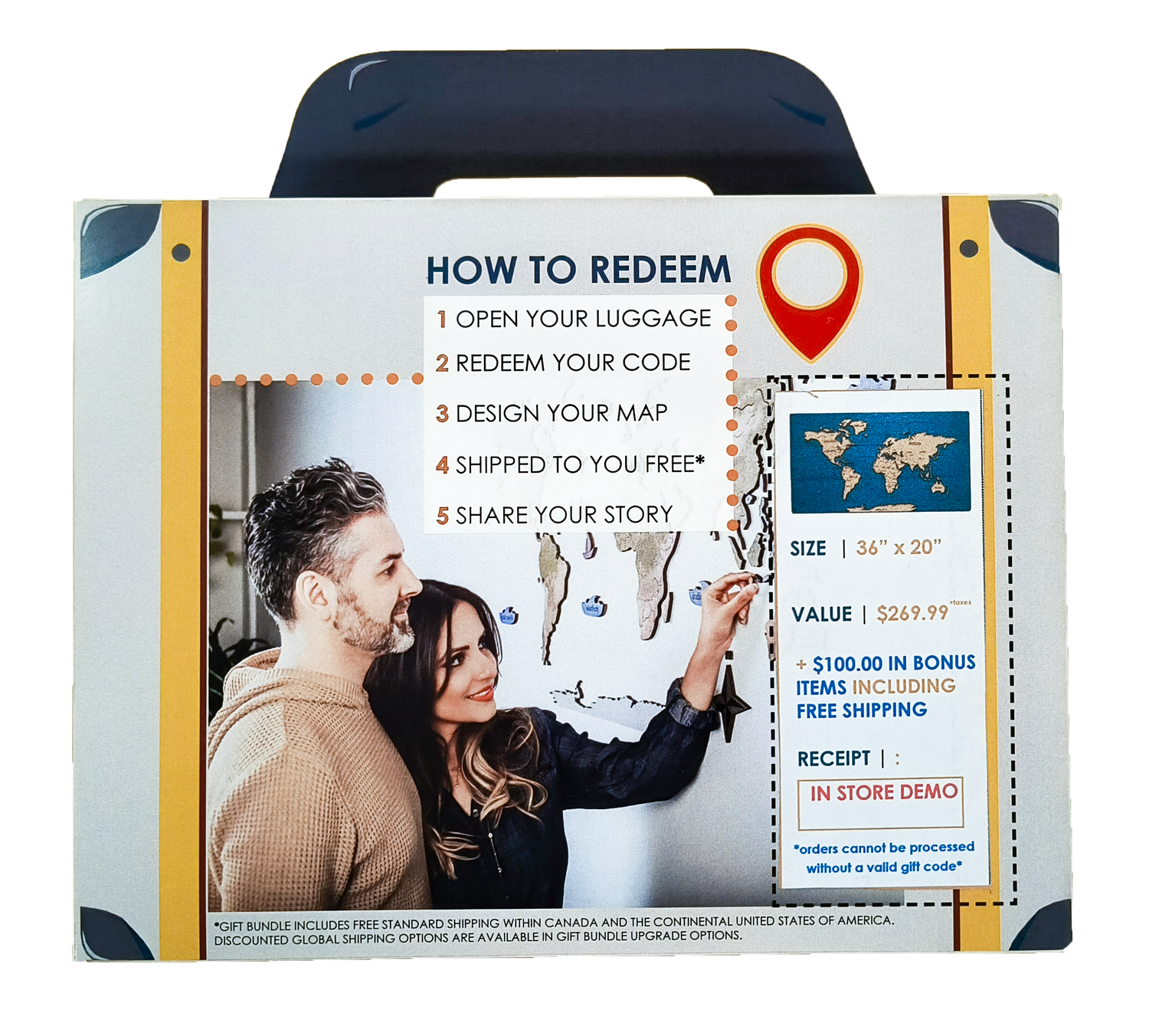 Gift Bundle | Large Map | Direct Shipping To Customer