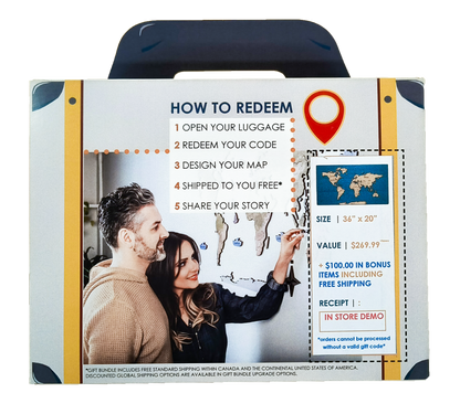 Gift Bundle | Large Map | Direct Shipping To Customer