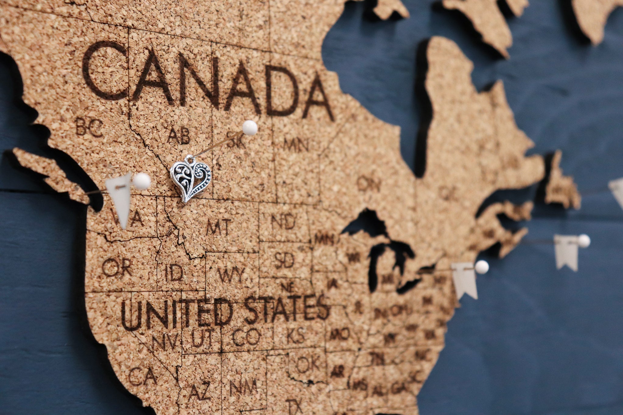 Map Pin Sets | Flags | 25 Units