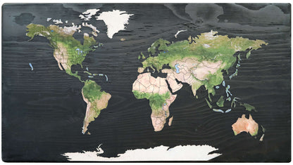 Geo Optic Push Pin Map | 24 x 14
