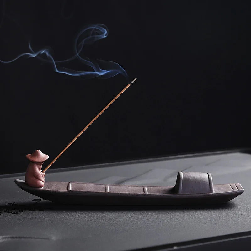 Zen Fisherman Incense Stick Holder