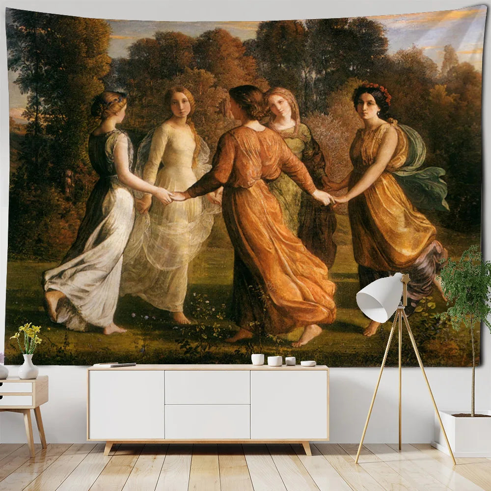 Classical Figure Tapestry Decor